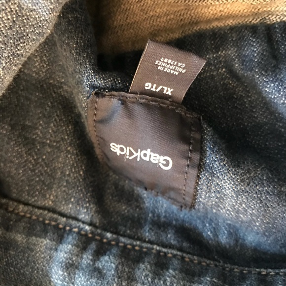 Gap kids denim crop jacket - Picture 3 of 6